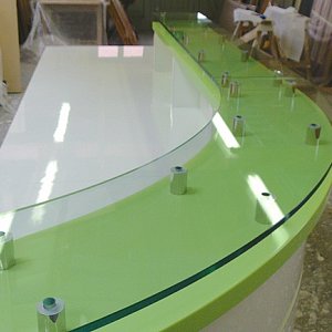 Reception counter at the BRI Trauma Unit