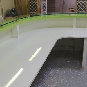 Reception counter at the BRI Trauma Unit