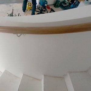 Curved Oak Handrail